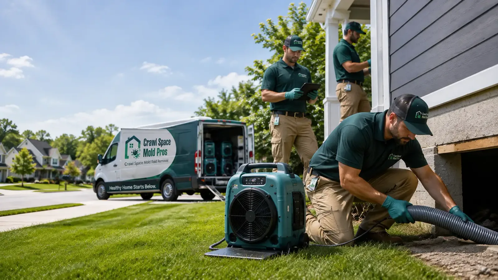 Crawl Space Mold Removal in Greensboro, MD